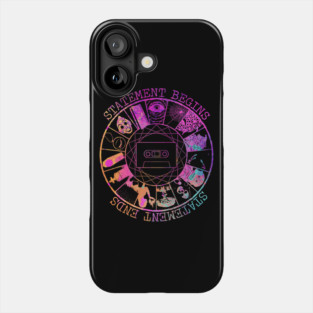 STATEMENT BEGINS OR STATEMENT  ENDS COLORUN Phone Case