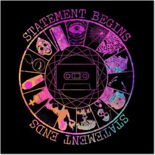 STATEMENT BEGINS OR STATEMENT  ENDS COLORUN Posters and Art