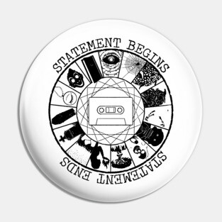 STATEMENT BEGINS OR STATEMENT  ENDS BLACK Pin