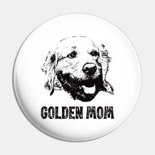 Golden Mom - Golden Retriever Mom Pin