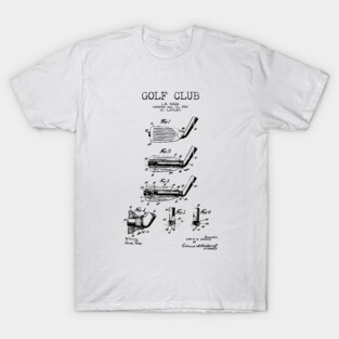 Golf Club Patent T-Shirt