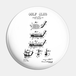 Golf Club Patent Pin