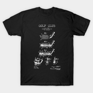 Golf Club Patent T-Shirt
