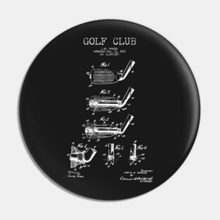 Golf Club Patent Pin