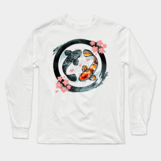 Sakura Koi Long Sleeve T-Shirt