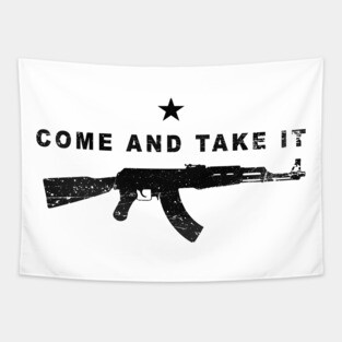 AK-47 Come and Take It Tapestry