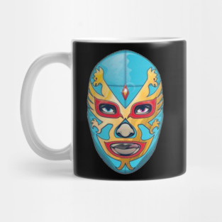 Dos Caras Lucha Libre Mexican Wrestler Legend Mug
