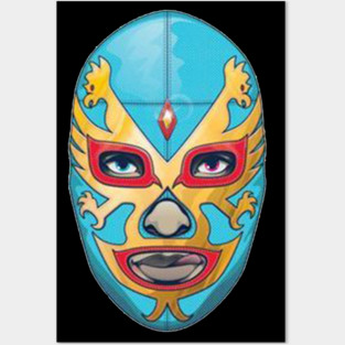 Dos Caras Lucha Libre Mexican Wrestler Legend Posters and Art