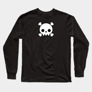 Cutie Skull & Crossbones Long Sleeve T-Shirt