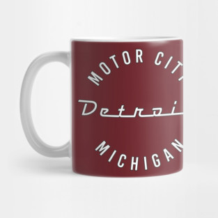 Detroit Michigan Motor City Mug