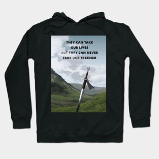 Braveheart retro travel art Hoodie