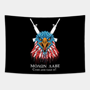 Molon Labe, Come and take it Tapestry