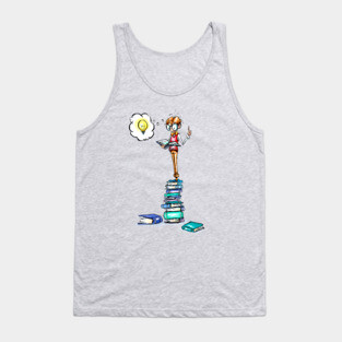 The Book Worm Klaus Baudelaire Tank Top