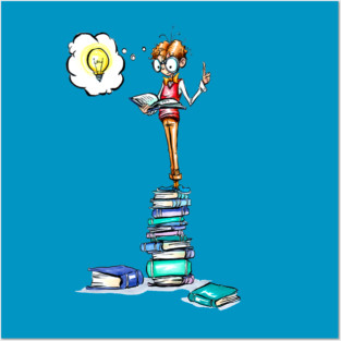 The Book Worm Klaus Baudelaire Posters and Art