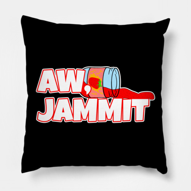 Aw Jammit Pillow by belownormal