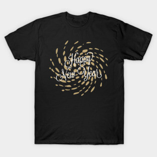 Happy New Year Swirl T-Shirt
