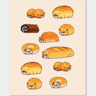 Bread Cats Posters and Art