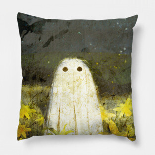 Walter Vintage style Ghost painting Pillow
