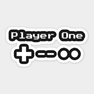 Player One Sticker