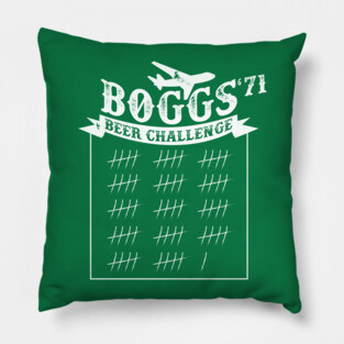 Boggs Beer Challenge '71 Pillow