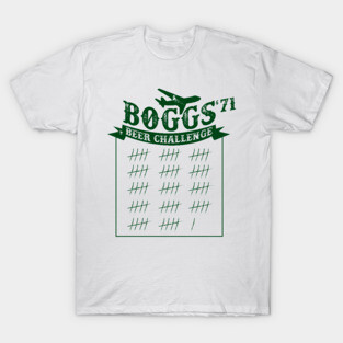 Boggs Beer Challenge '71 on white T-Shirt