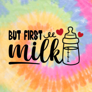 but first milk baby funny saying baby quote Kids T-Shirt