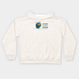 Save Earth, for the sake of TURTLES! Kids Hoodie