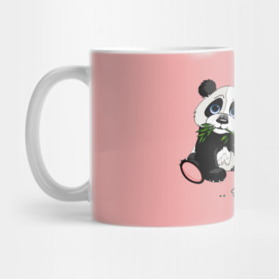 Cute Panda preferred to eat grass! Mug