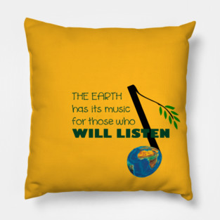 Music for those who listen! Pillow