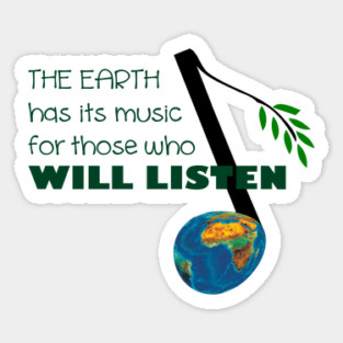 Music for those who listen! Sticker