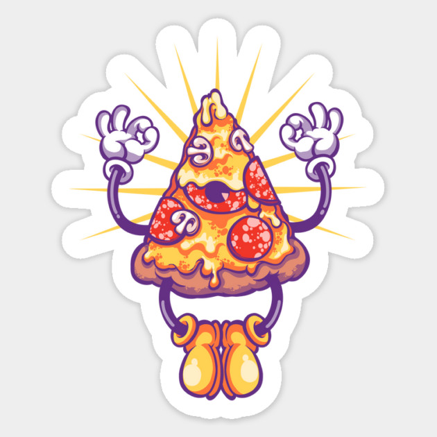 Divine Pizza Sticker by Raki