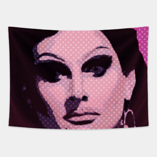 Just Jan Upset Drag Race Meme Pop Art Tapestry