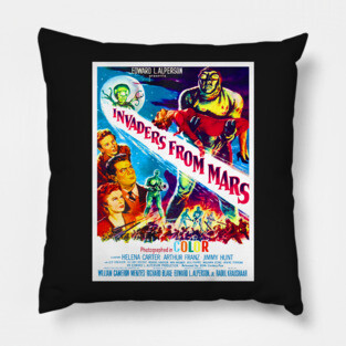 Invaders from Mars Pillow
