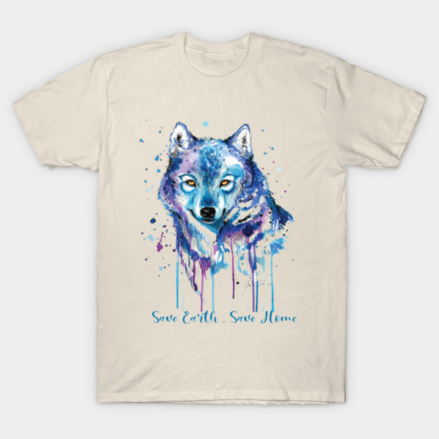 Save Earth, Save Home Design on shirts, hoodies, Laptop and phone covers T-Shirt by C.Code