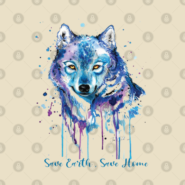 Save Earth, Save Home Design on shirts, hoodies, Laptop and phone covers by C.Code