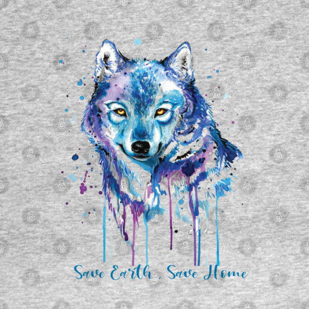 Save Earth, Save Home Design on shirts, hoodies, Laptop and phone covers by C.Code