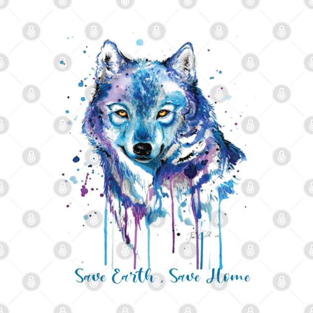 Save Earth, Save Home Design on shirts, hoodies, Laptop and phone covers by C.Code