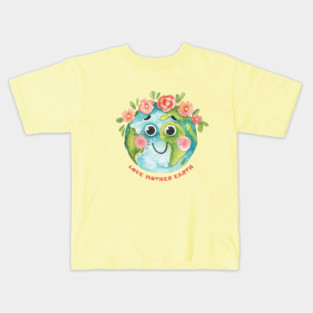 Love Mother Earth Design on EarthDay Kids T-Shirt