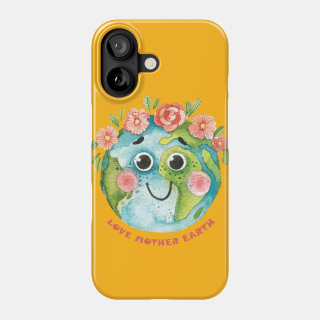Love Mother Earth Design on EarthDay Phone Case by C.Code
