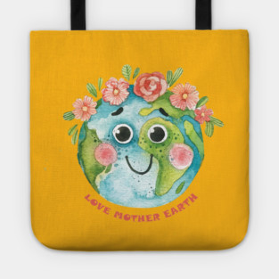 Love Mother Earth Design on EarthDay Tote
