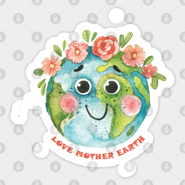 Love Mother Earth Design on EarthDay Sticker by C.Code
