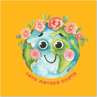 Love Mother Earth Design on EarthDay Posters and Art