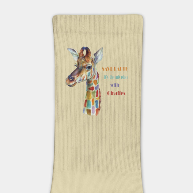 Save Earth, It's the only place with Giraffes by C.Code