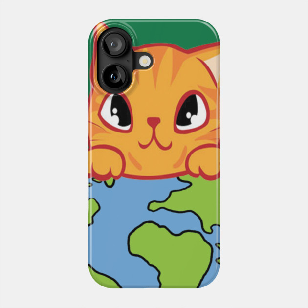 Green It! A cute cat design on shirts, hoodies, Mugs, phone and laptop covers Phone Case by C.Code