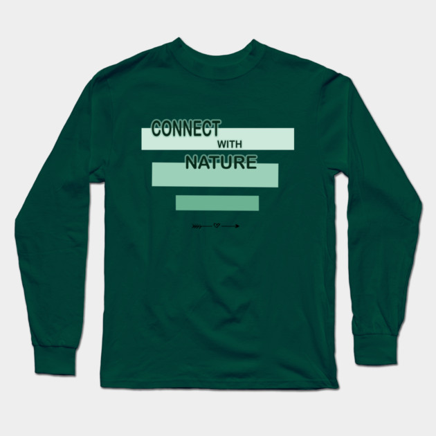 Connection sign with nature design on shirts, hoodies, Mugs, Masks and more Long Sleeve T-Shirt by C.Code