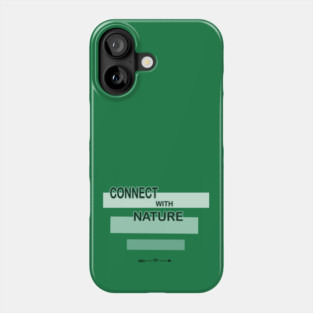 Connection sign with nature design on shirts, hoodies, Mugs, Masks and more Phone Case