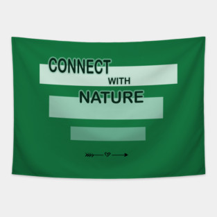 Connection sign with nature design on shirts, hoodies, Mugs, Masks and more Tapestry