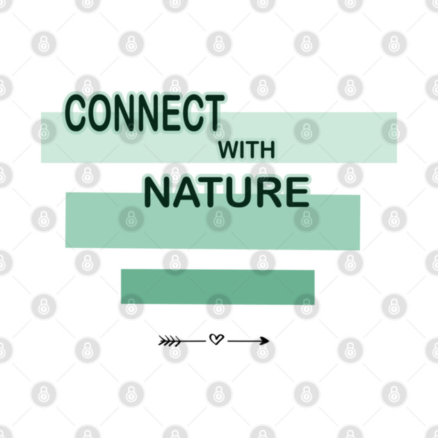 Connection sign with nature design on shirts, hoodies, Mugs, Masks and more by C.Code