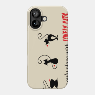 Save earth, It's the only place with lovely cats Phone Case