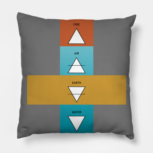 4 elements of life design shirt, hoodie, phone and laptop cover Pillow by C.Code